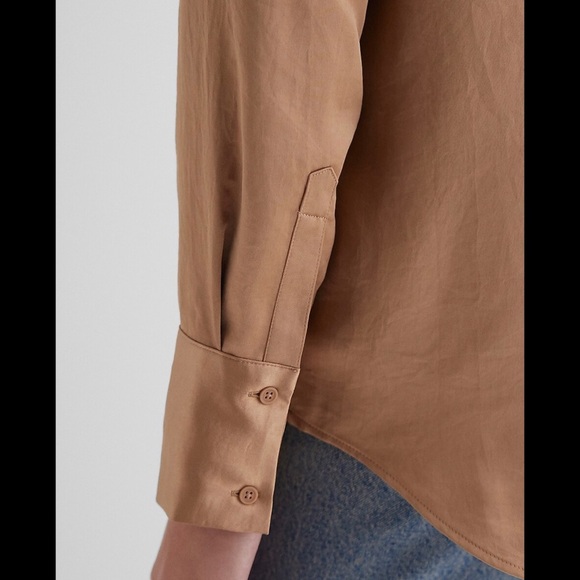 โจ HP โจ Satin โจ Boyfriend Portofino Shirt (Read Description) โจ - Picture 3 of 12